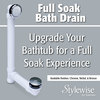 Keeney Mfg Full Soak Bath Drain, Polished Chrome 630PVCFS